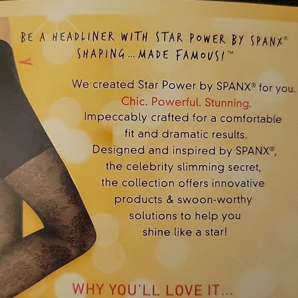 SPANX SHAPING TIGHTS SLIMMING PANTYHOSE BLACK PATTERNED C 140-180 4'11-6'0" NWT - Picture 6 of 11